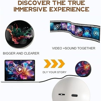 Luz Eterna 3D – Bola de Cristal Personalizada