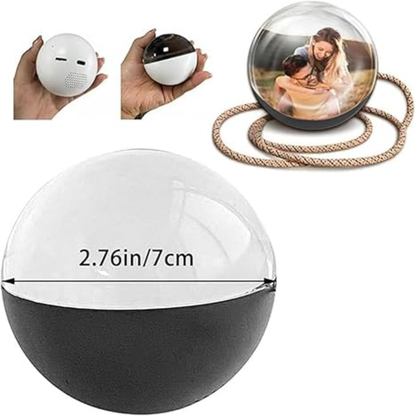 Luz Eterna 3D – Bola de Cristal Personalizada